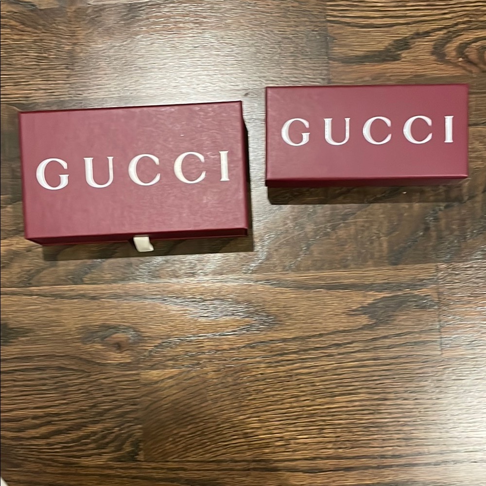Gucci Burgundy Gift Boxes